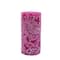 Pink & White Floral Embossed Pillar Candle by Ashland®